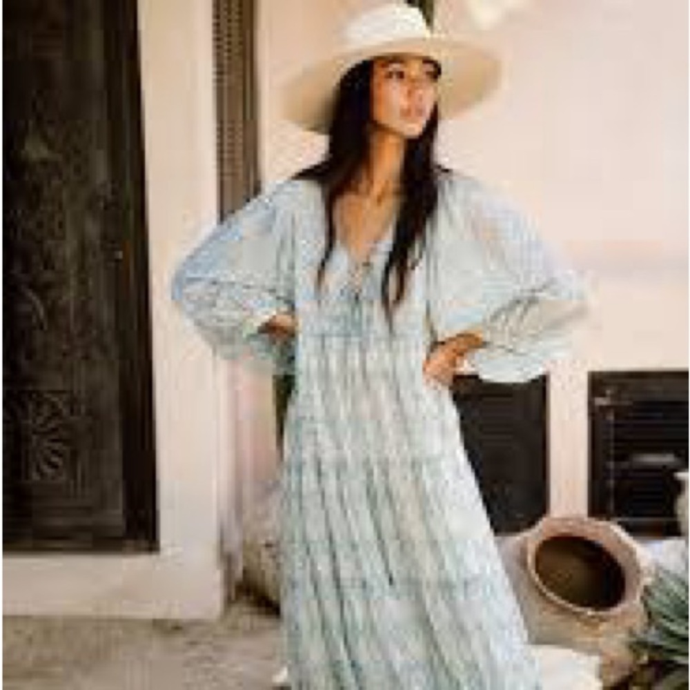 Daughters of India Sea Mist Maxi